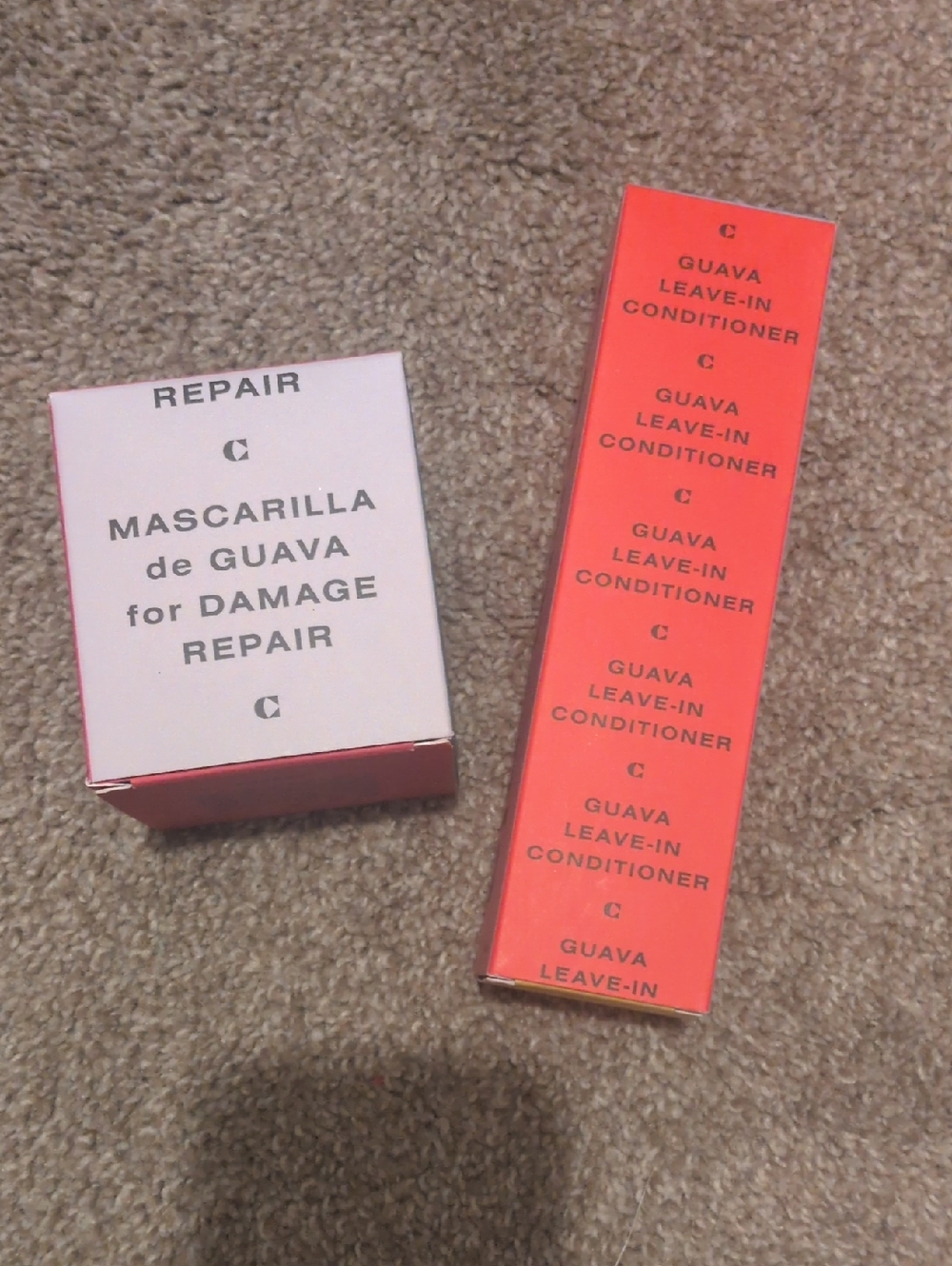 Ceremonia Guava Leave-In Conditioner & Guava Damage Repair Mask Set